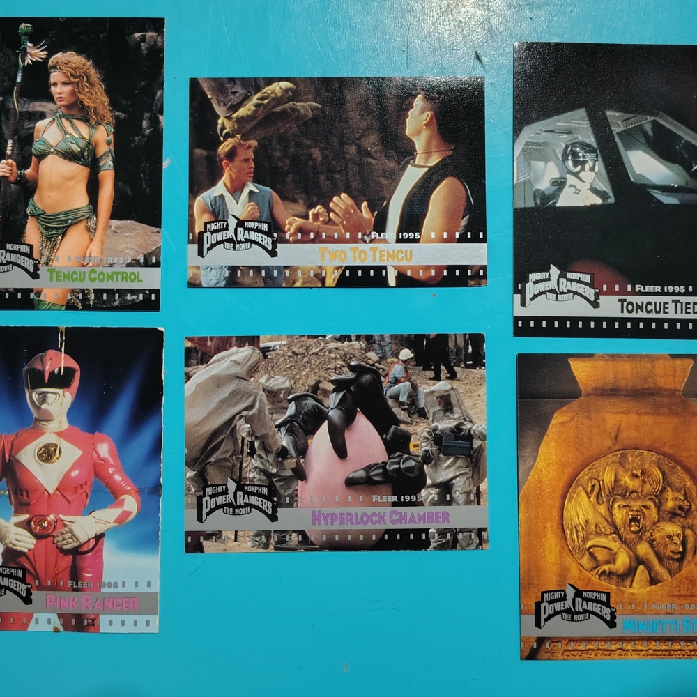 Mighty Morphin Power Rangers Trading Cards Set
